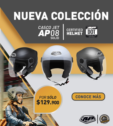 Cascos certificados para moto AP08 - Auteco Mobility