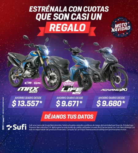 Moto Victory a crédito Auteco y Sufi