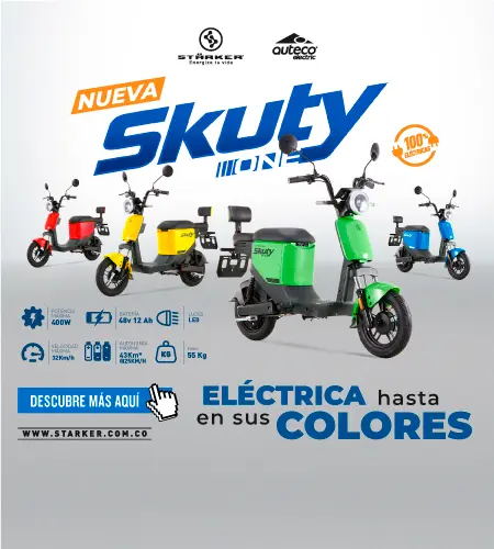 Moto eléctrica Skuty One Starker| Auteco Mobility