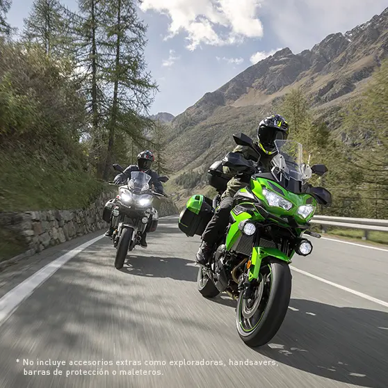 La Versys 650 es la compañera perfecta para todo, un viaje el fin de semana, una aventura larga, para ir al trabajo todos los días en la ciudad.