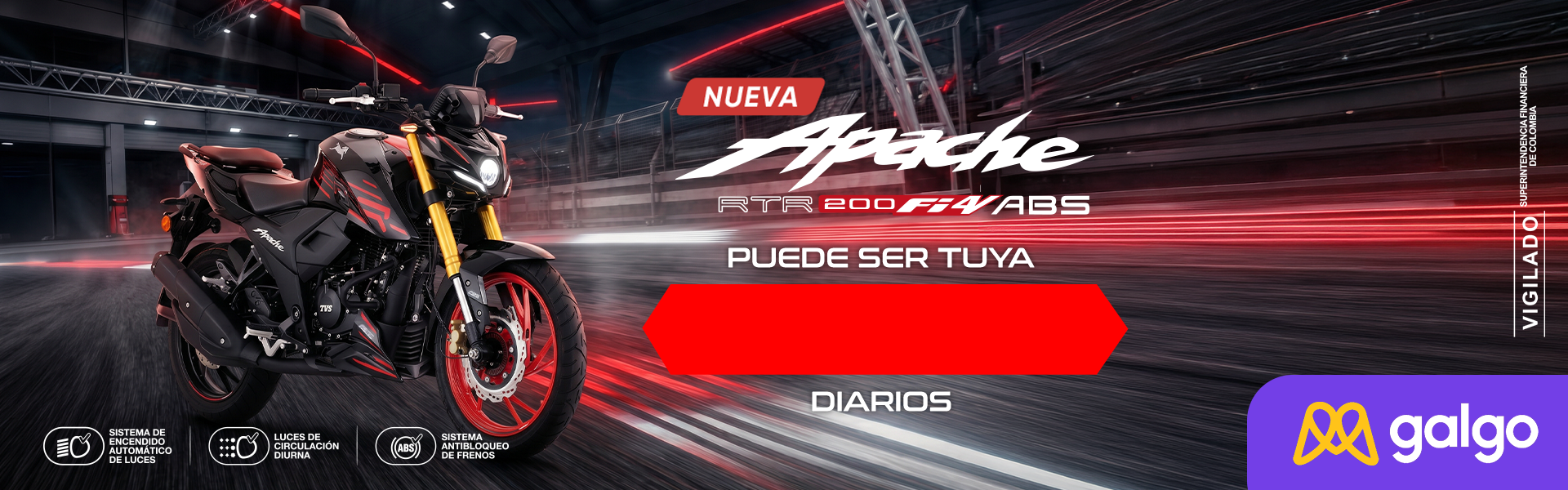Banner de credito TVS