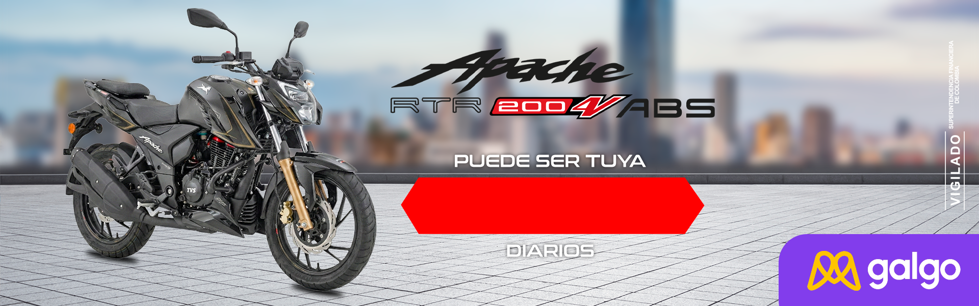 Banner de credito TVS