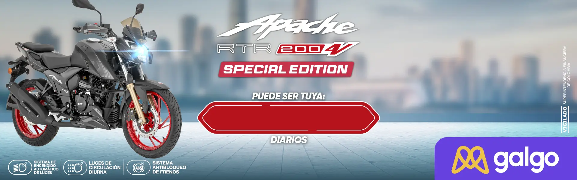 Banner de credito TVS