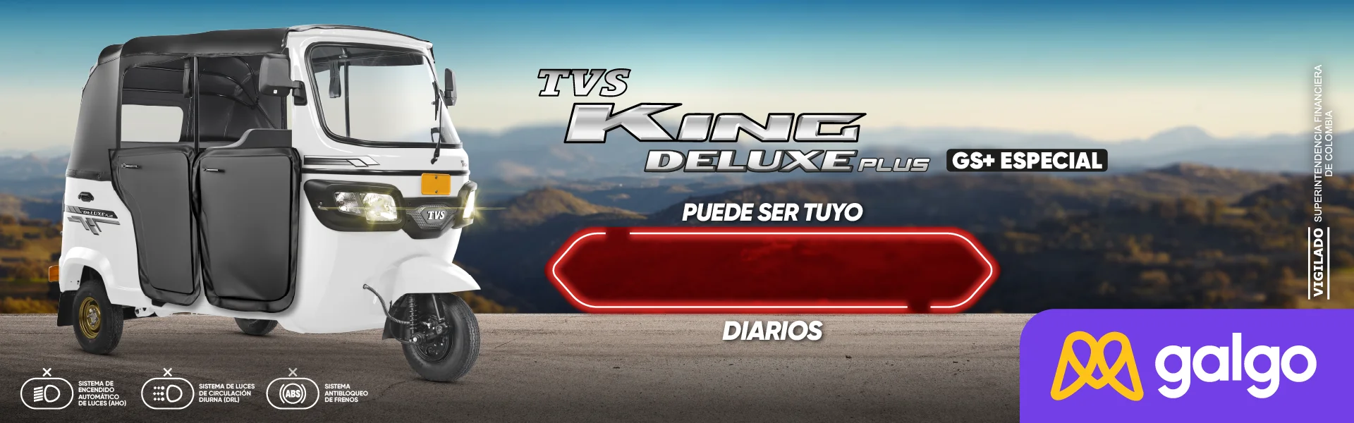 Banner de credito TVS