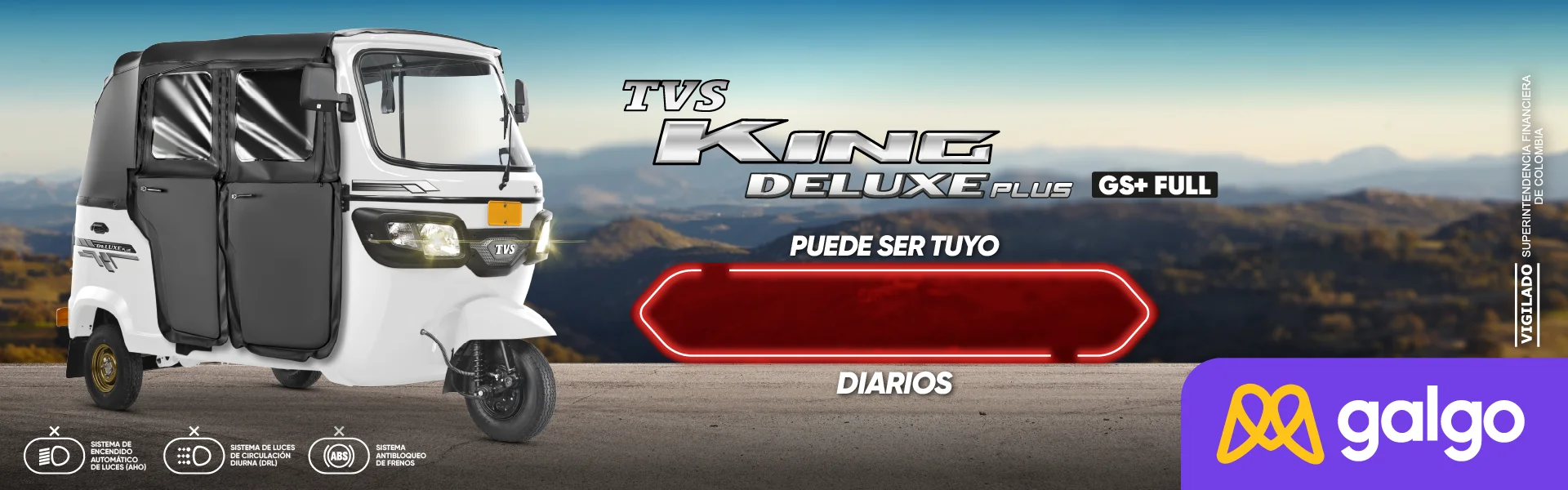 Banner de credito TVS