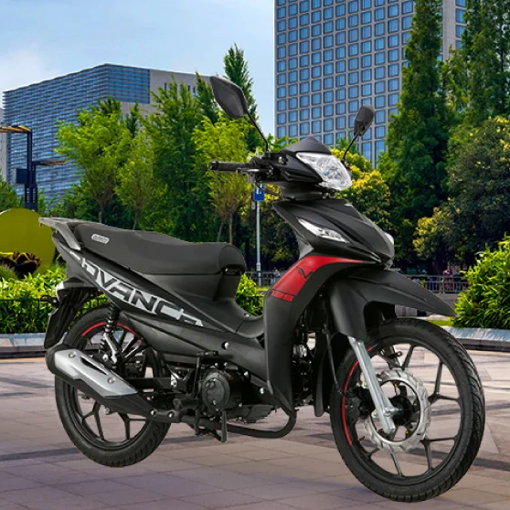 Moto semiautomática con diseño increíble.